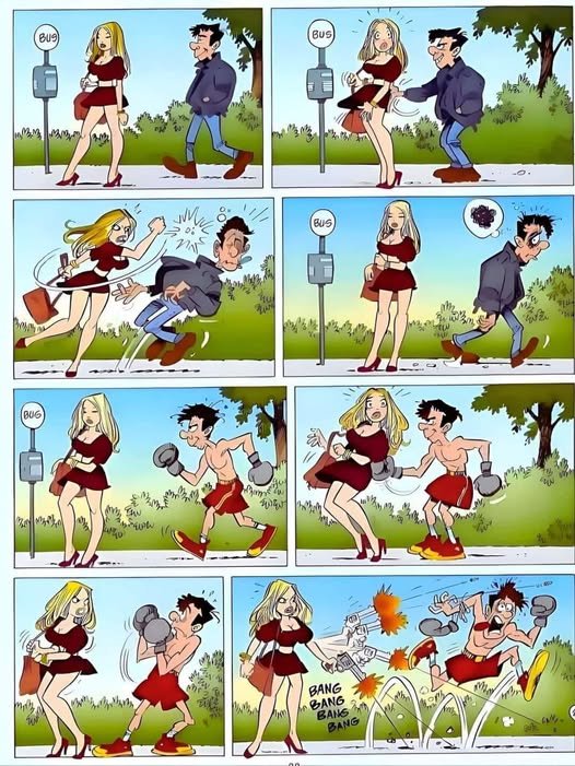 When Flirting Fails: The Bus Stop Knockout Comedy
