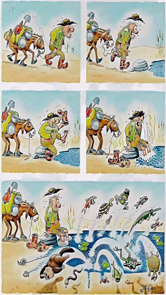 The Thirsty Cowboy and the Pond of Surprises: When Water Isn’t What It Seems