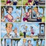 Couple, Wishing Well & Water Inflation Comic